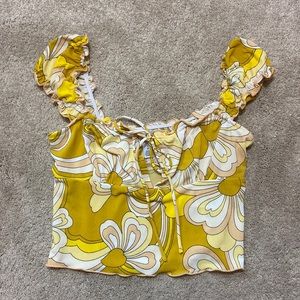 Urban Outfitters Puff Sleeve Tank